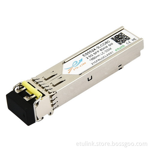2.5G SM 1550nm 80KM SFP Transceiver